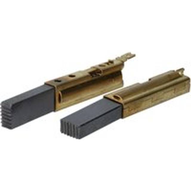 2x Carbon Brush 32 x 10.95 x 6.1 mm compatible with Nilfisk / Alto sq 450-1H -3H, 450-1M -3M industrial vacuum cleaner, floor polisher, Black - Vhbw