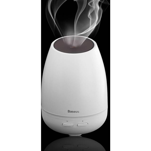 Baseus Aromatherapy Diffuser Creamy-white Aroma Essential Oil Humidifier with 7 Color Light for Home Office Car