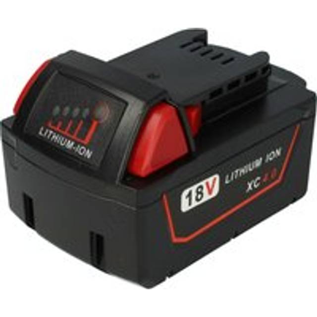 Vhbw - 1x Battery compatible with Milwaukee C12-28 dcr Power Tools (4000 mAh, Li-Ion, 18 v)