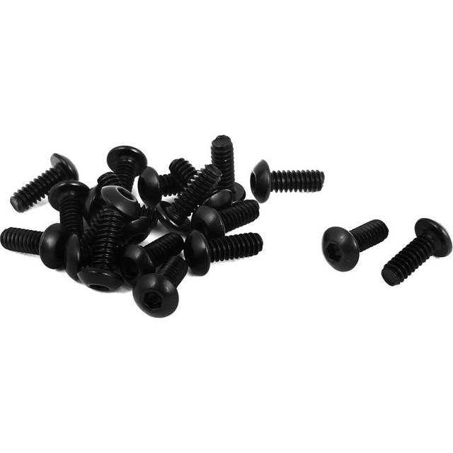 "#10-24 x 1/2"" 10.9 Alloy Steel Hex Socket Button Head Screws 20Pcs"