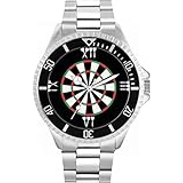 Toff London Black Mens Dartboard Roman Numerals Watch