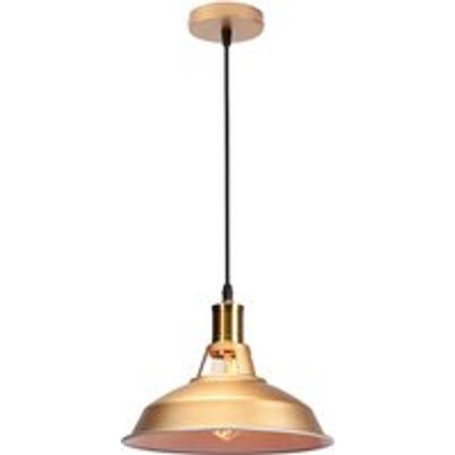 Norcks - Vintage Pendant Lights Retro Pendant Light Creative Vintage Ceiling Light For Kitchen Farmhouse Hallway Indoor Gold (1PCS)