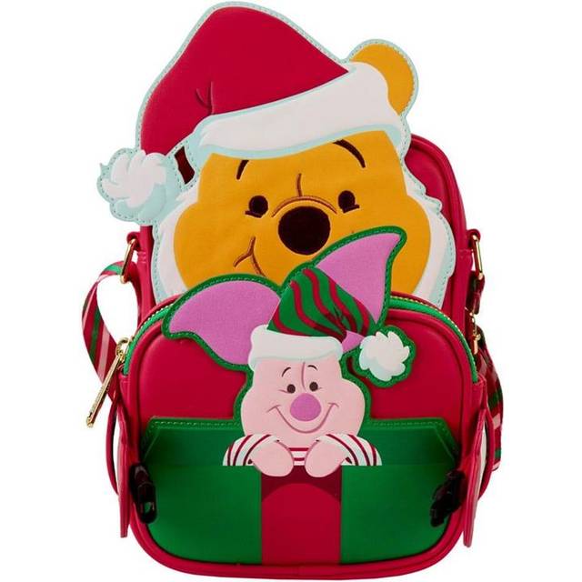 Loungefly Disney Winnie The Pooh Santa Pooh Crossbuddies Bag