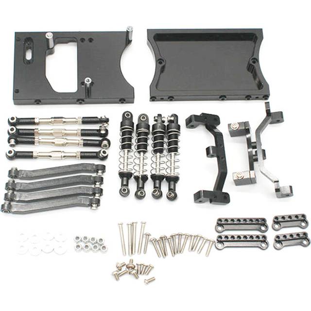 Chassis Pull Rods Servo Fixed Mount Bracket ,Black