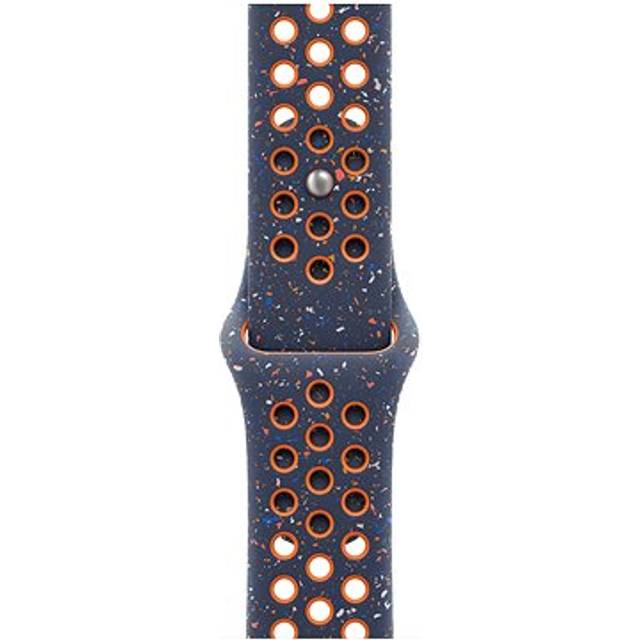 Apple Nike - Band för smart klocka - 42mm - storlek M/L - blue flame