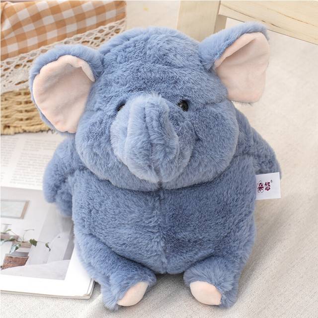 (Elephant) Lovable Stuffed Animal Bears In Assorted Colors Perfect As Wedding Toss Gifts