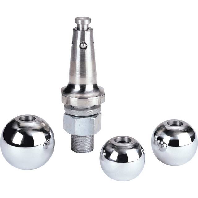 "Reese Towpower 74309 Interchangable 1 7/8"", 2"", 2 5/16"" Hitch Ball Kit, Chrome"