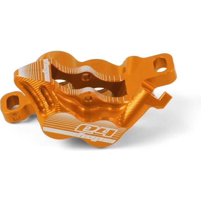 Hope Brake Spares - E4 Caliper Body Orange Colour: Orange