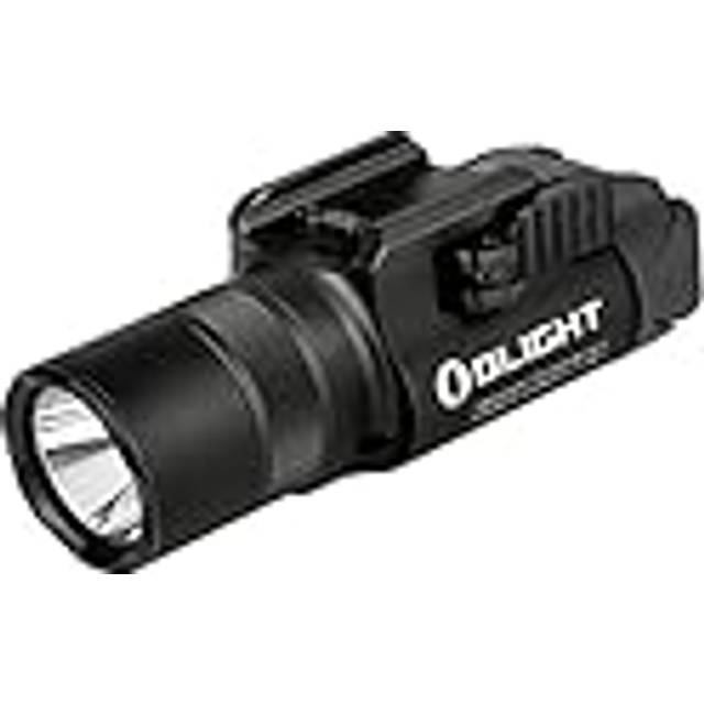 OLIGHT Baldr Pro R taktisk uppladdningsbar lampa med grön stråle, 1 350 lumen, 200 m max räckvidd, 3 belysningslägen, vattentät jaktlampa svart