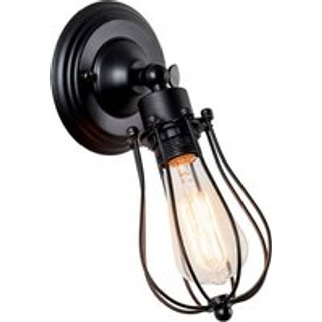 Norcks - Retro Wall Lights Industrial Vintage Wall Lamp Metal Wall Sconces Indoor Home Loft,Black
