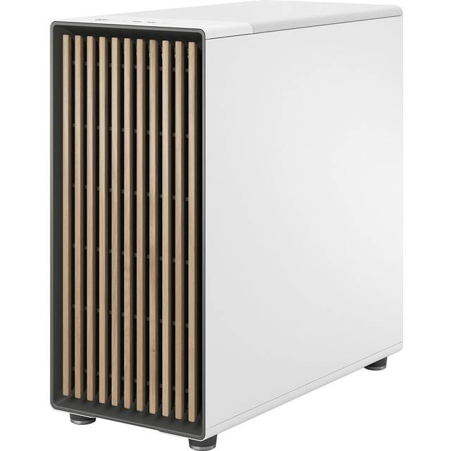 Fractal Design North XL Chalk White TG- three 140mm Aspect PWM fans included- Type C USB- EATX airflow full tower PC gaming case