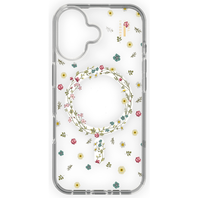 iDeal Clear Mobilskal MagSafe iPhone 16 Petite Floral