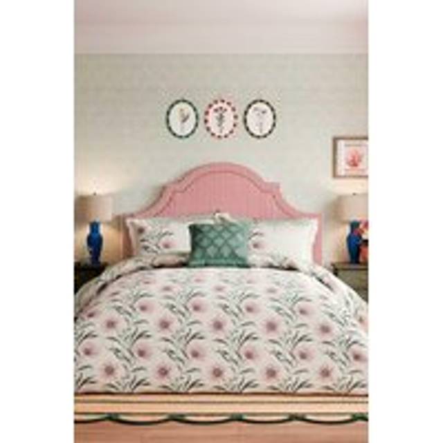Sanderson for National Trust Catherinae Duvet Cover Set Double Fuschia