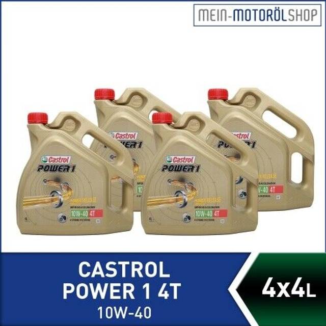 Castrol POWER1 4T 10W-40, Motorcykel 4L