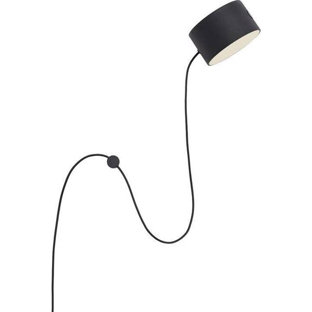 Muuto Post vägglampa Svart