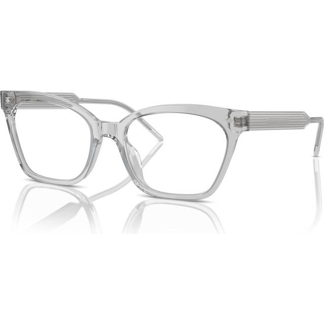 Giorgio Armani AR 7257U 6080, including lenses, BUTTERFLY Glasses, FEMALE - Grey