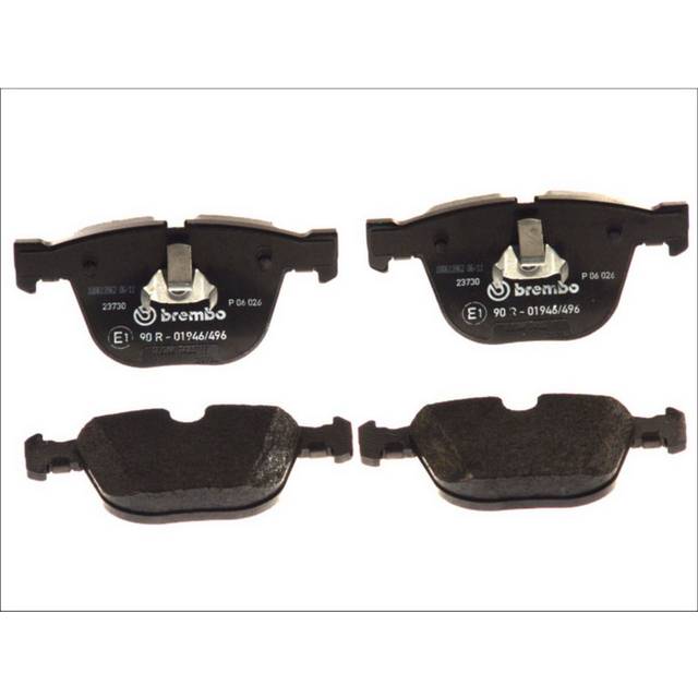Brake pads set fits bmw 745 e65 4.4 rear 01 to 05 n62b44a brembo 34110301476