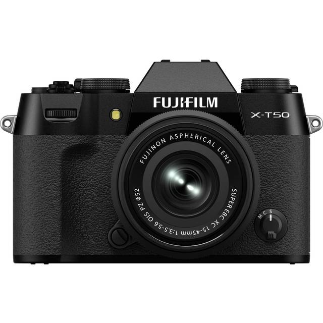 Fujifilm X-T50 Black with XC 15-45mm f/3.5-5.6 Lens Kit
