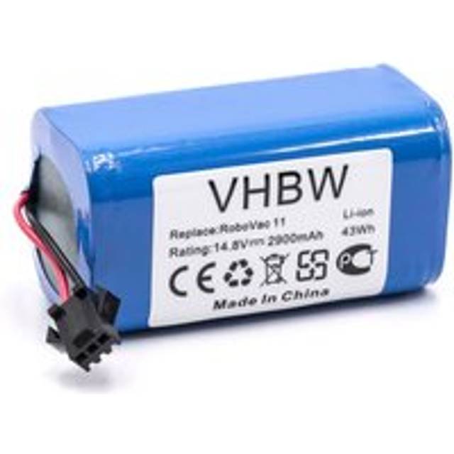 Vhbw - Battery Replacement for Deebot 10002265 for Vacuum Cleaner Home Cleaner (2900mAh, 14.8V, Li-Ion)