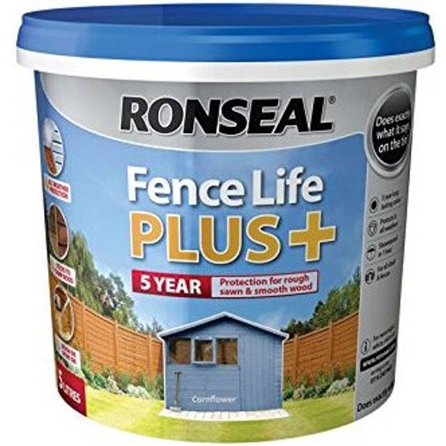 Ronseal Fence Life Plus 5L in Cornflower