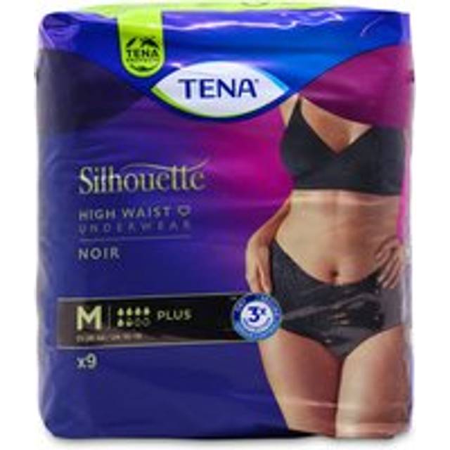 Tena Silhouette Pants Plus Medium 9Pk Black