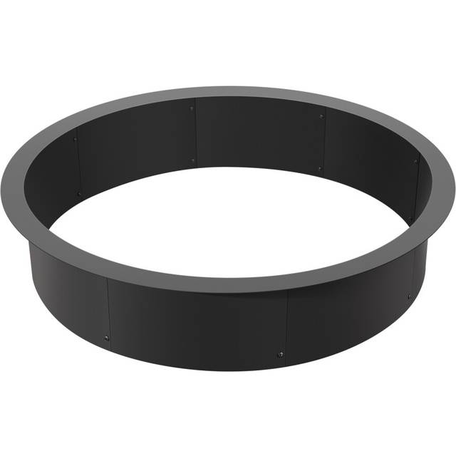 VEVOR Fire Pit Ring Rund 40” Yttre 36” Inre Steel Liner DIY Campfire Firepit