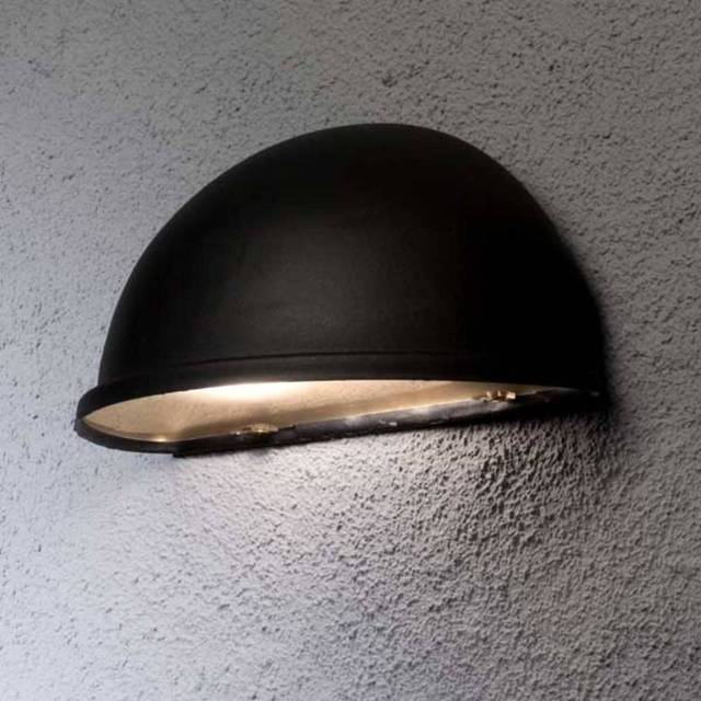 Konstsmide Torino Large Outdoor Wall Washer Light - Black