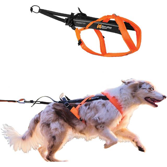 Non-stop Dogwear Freemotion Harness 5.0 Size 5 Black/Orange, 5