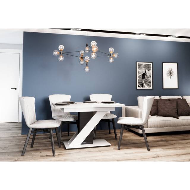 Aleksandra Dining Table - Black Gloss