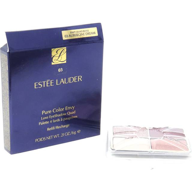 (03 Aubergine Dream) Estee Lauder Pure Color Envy Luxe Eyeshadow Quad Refill  0.2oz/6g New With Box