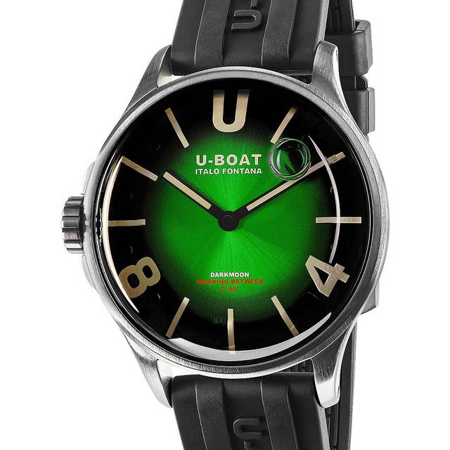 U-Boat Darkmoon 40mm Green SS Soleil