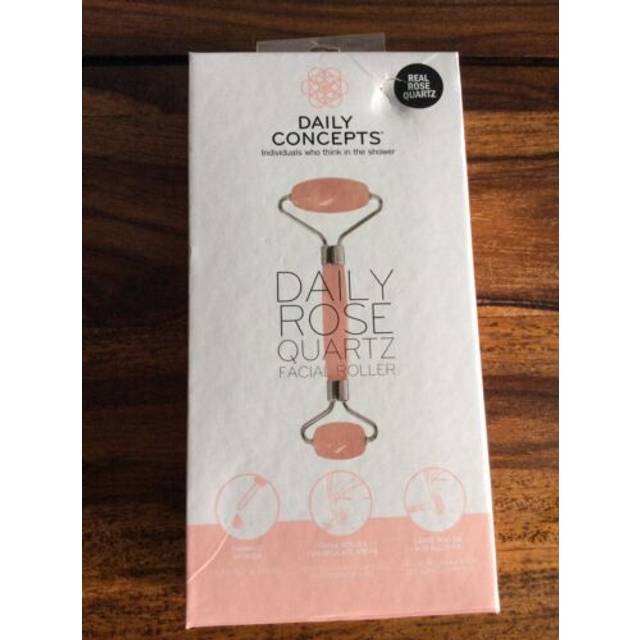 Daily Concepts Obsidian Rose Quartz Facial Roller