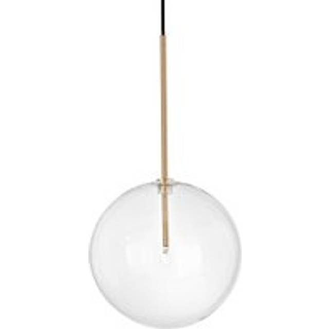 Ideal Lux EQUINOXE 25cm Globe Pendant Ceiling Light Brass