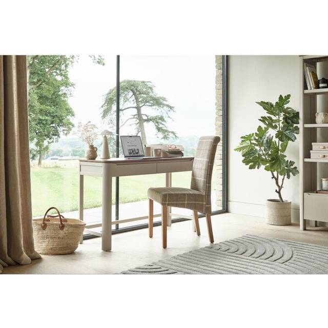 Smoked Oak & Painted Desks - Desk - Otto Range - Oak Furnitureland