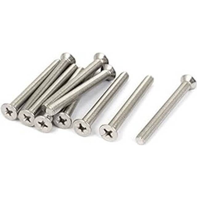 M5 x 50mm Phillips Flat Head Countersunk Bolts Machine Screws 10pcs