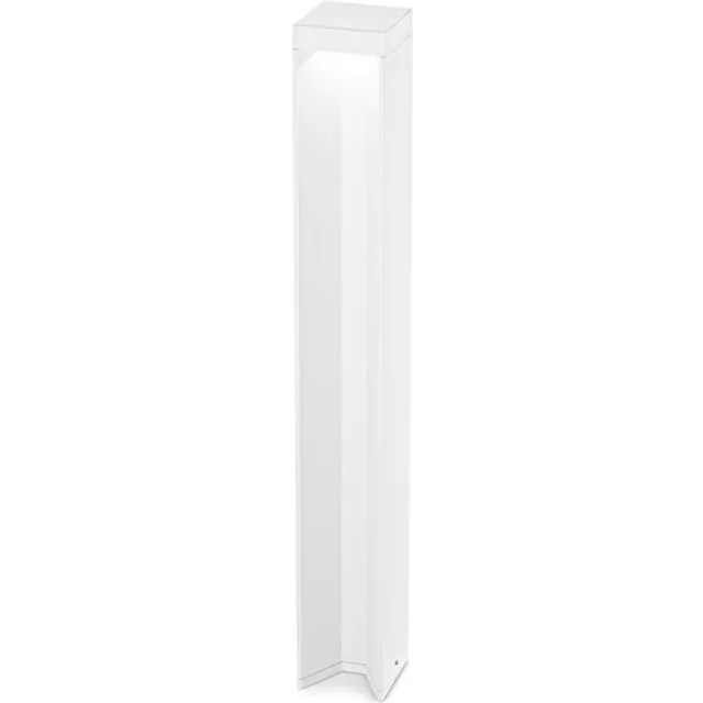 Kurt led Outdoor Bollard White, 3000K, IP54, Non-Dim - Ideal Lux