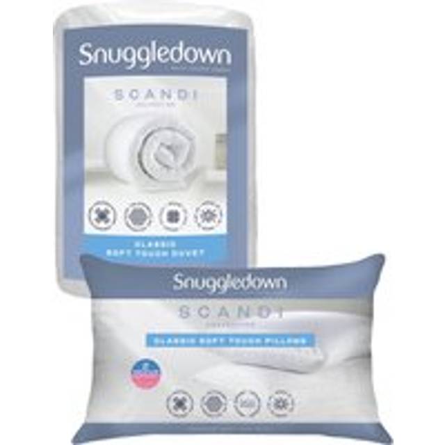 Scandinavian Hollowfibre 4.5 Tog Summer Duvet With 2 Pillows - White - King