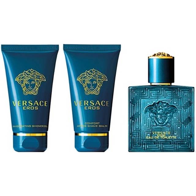 Versace Eros Homme EDT 50ML + SG 50ML + ASB 50ML