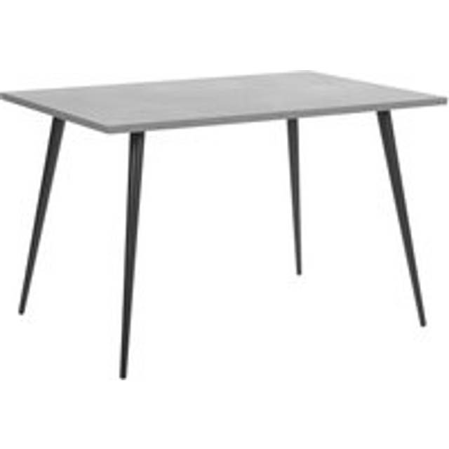 Beliani Dining Table SANTIAGO Grey Concrete Effect 120 cm 80 cm, Grey