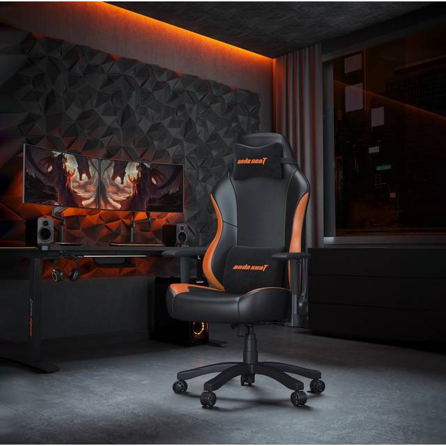 AndaSeat Luna gamingstol (svart och orange)