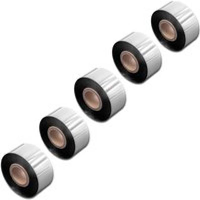 Vhbw - 5x Thermal Ribbon compatible with Zebra Xi-Serie, Z4M, Z6M+, Z6M, Z4M+ Label Printer, 30 mm x 300 m, Wax Resin, Black