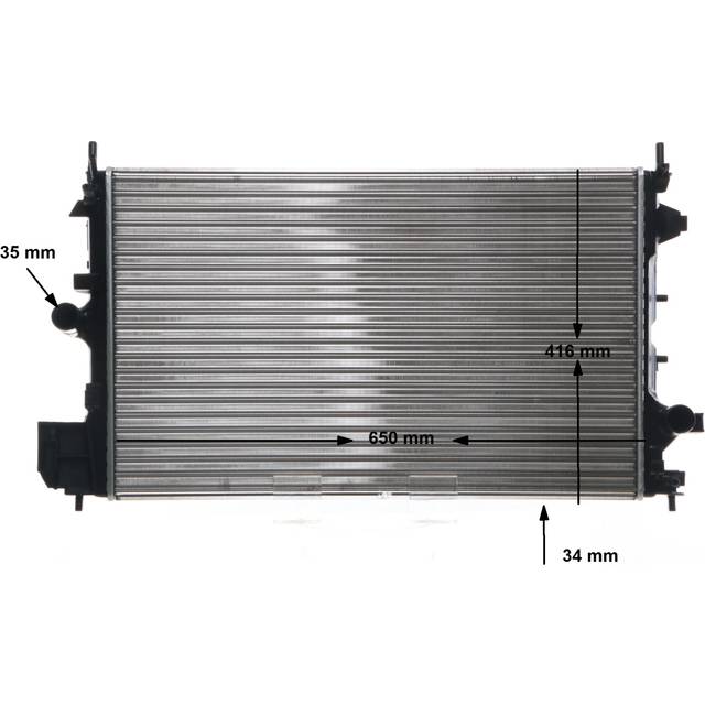 Kylare, motorkylning MAHLE ORIGINAL CR 835 001S
