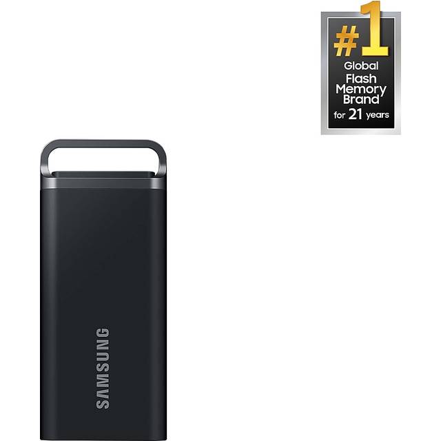 Samsung PSSD T5 EVO 2TB Portable SSD TYPE-C USB 3.2 External Solid State Drive 460MB/s Original Mobile Hard Disk Storage Drive Type C For PC Laptop 2TB svart