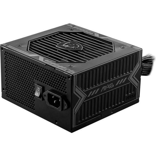 MSI MAG A550BN - Nätaggregat (intern) - ATX12V / EPS12V - 80 PLUS Bronze - AC 100-240 V - 550 Watt - aktive PFC