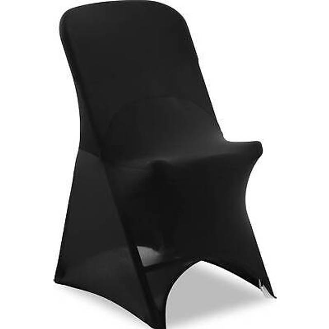 Royal Catering - Stretch Chair Cover Spandex Chair Cover Elastane Seat Cover Black