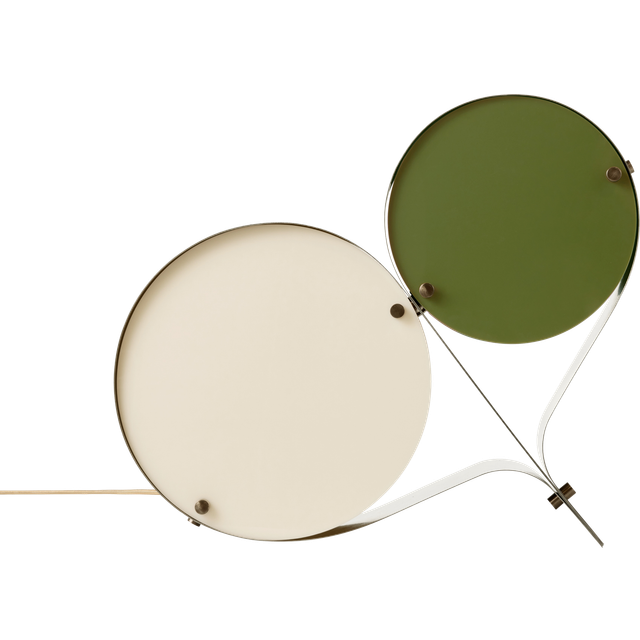 GUBI Coppia bordslampa Ivory & olive