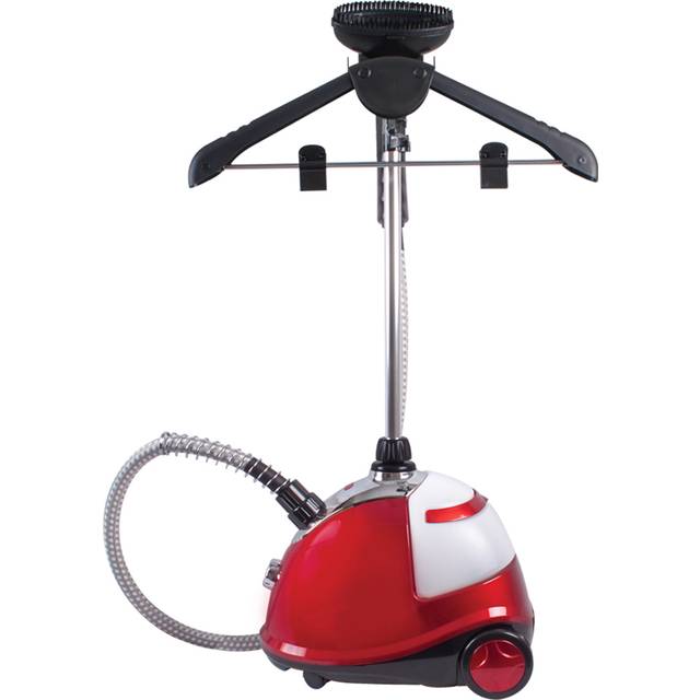 Quest Upright Garment Steamer - Red - 40 x 28 x 35cm