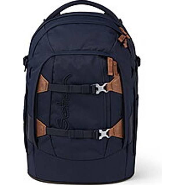 satch pack Schulrucksack Schulrucksack ab 5. Klasse ergonomisch 30L Stauraum standfest Organisationstalent Nordic Blue - Blau