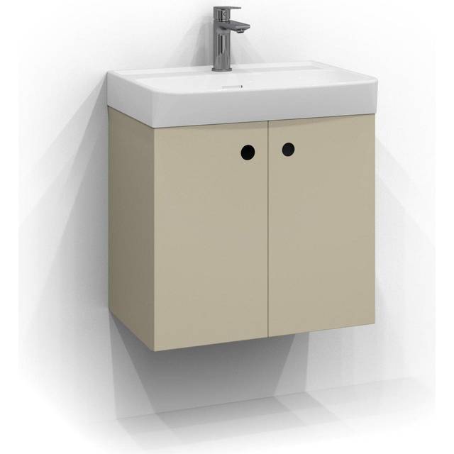SVEDBERGS Underdel Intro 2 dörrar 1 hylla sand (Bredd: 55 cm Djup: 50 cm)