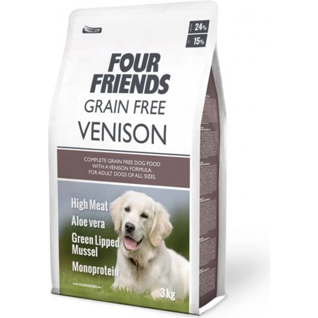 FourFriends Dog GF Venison (3kg)
